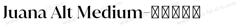 Juana Alt Medium字体转换